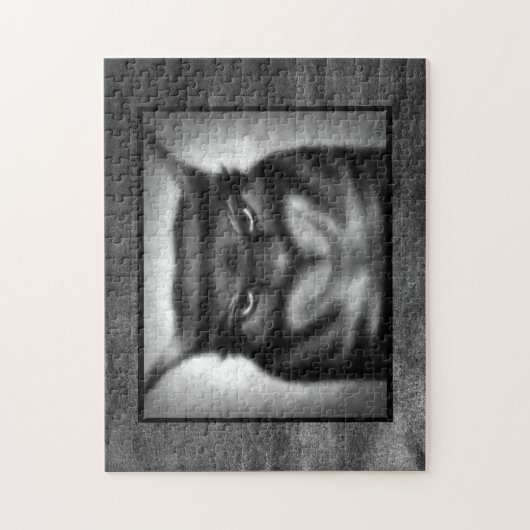 Sinister Cat Jigzaag Puzzle Legpuzzel (Verticaal)