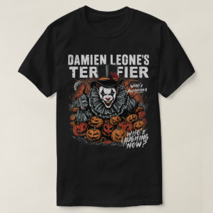 Sinister Clown Horror Halloween Grafisch Ontwerp T-shirt
