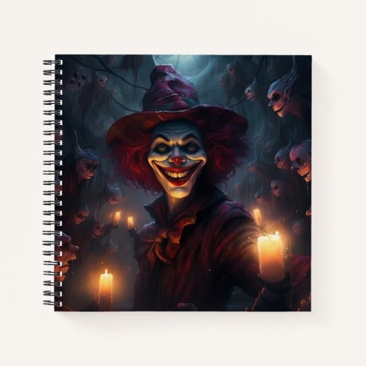 Sinister Clown Notitieboek (Voorkant)