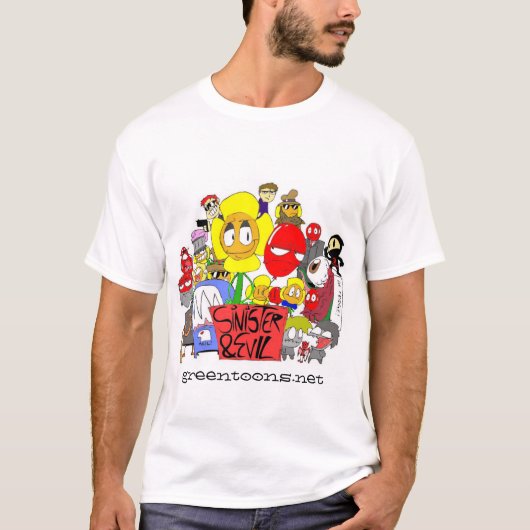 Sinister & Evil Group Shot T-shirt (Voorkant)
