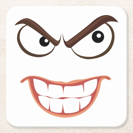 SINISTER FACE KARTONNEN ONDERZETTERS (Voorkant)