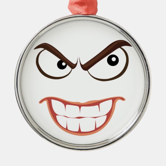 SINISTER FACE METALEN ORNAMENT (Voorkant)