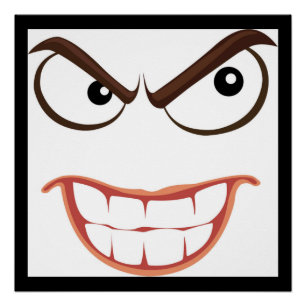 SINISTER FACE PERFECT POSTER