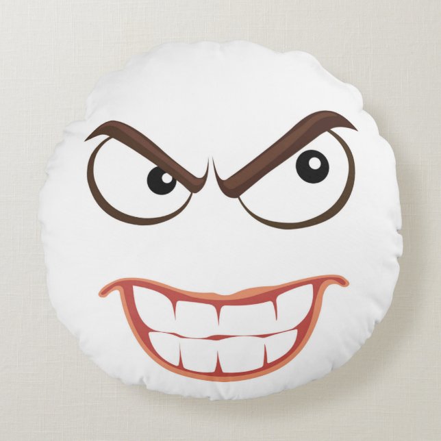 SINISTER FACE ROND KUSSEN (Voorkant)