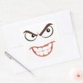 SINISTER FACE VIERKANTE STICKER (Envelop)