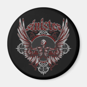 Sinister Gothic Angel met Wings Magneet