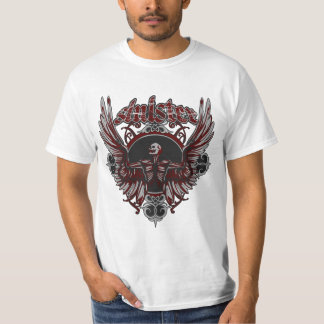 Sinister Gothic Angel met Wings T-shirt