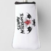 Sinister Gothic Demon Design - Verleiding wacht Golfheadcover (Draai 90)