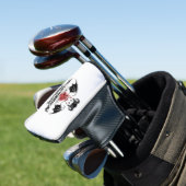Sinister Gothic Demon Design - Verleiding wacht Golfheadcover (Insitu)