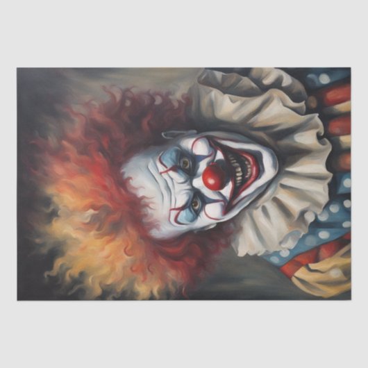 Sinister Grin: Enge ontkoppeling van clown Tissuepapier (Voorkant)