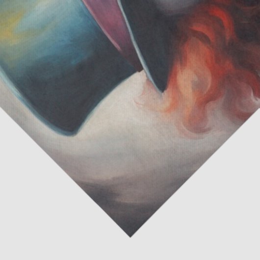 Sinister Grin: Enge ontkoppeling van clown Tissuepapier (Detail)