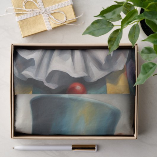 Sinister Grin: Enge ontkoppeling van clown Tissuepapier (Geschenk)