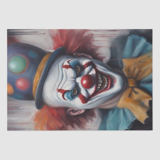 Sinister Grin: Enge ontkoppeling van clown Tissuepapier (Voorkant)