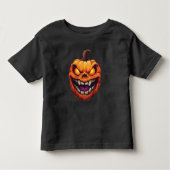 Sinister Grinning Pumpkin Head Kinder Shirts (Voorkant)