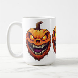 Sinister Grinning Pumpkin Head Koffiemok