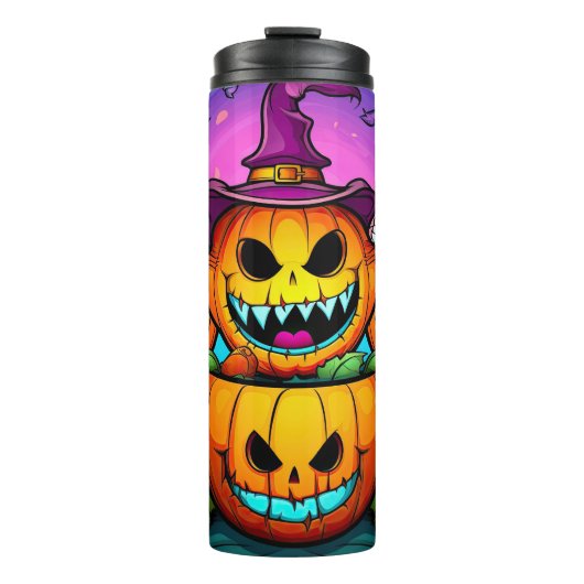 Sinister Jack-O-Lantern Thermosbeker (Voorkant)