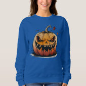 Sinister Pumpkin Halloween T-Shirt – Creepy Jack-O (Voorkant)