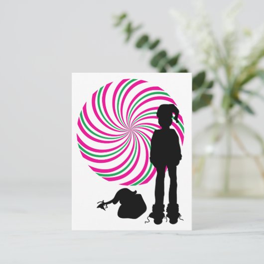 sinister santa briefkaart (Staand voorkant)