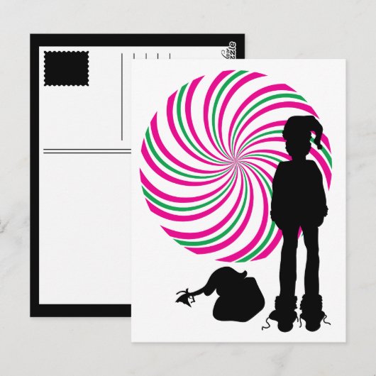 sinister santa briefkaart (Voorkant / Achterkant)