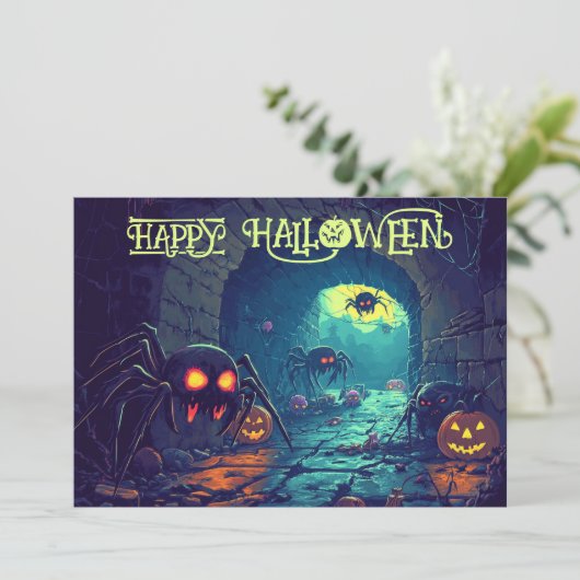 Sinister Sewer Spectacle Kaart (Staand voorkant)