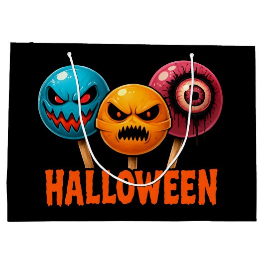 Sinister Sweets Halloween Groot Cadeauzakje (Achterkant)