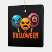 Sinister Sweets Halloween Keramisch Ornament (Links)