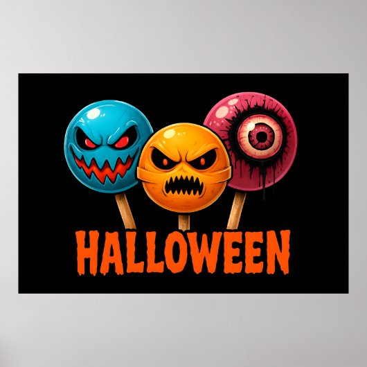 Sinister Sweets Halloween Poster (Voorkant)