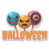 Sinister Sweets Halloween Sticker (Voorkant)