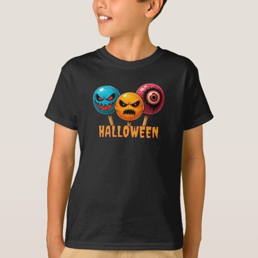 Sinister Sweets Halloween T-shirt (Voorkant)
