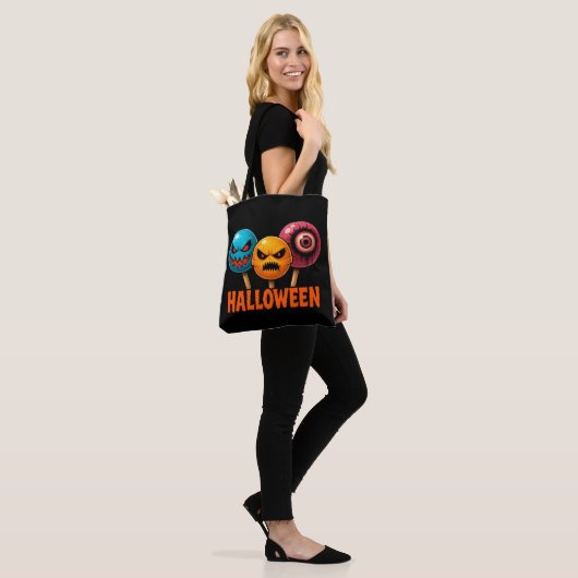 Sinister Sweets Halloween Tote Bag (Op model)