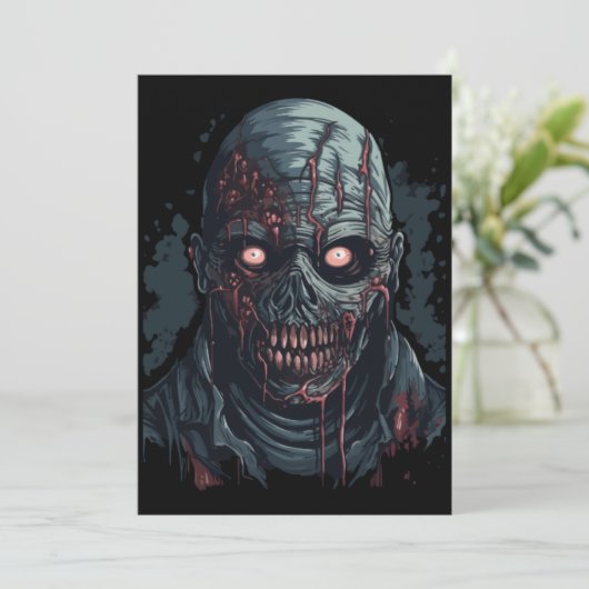 Sinister Undead Kaart (Staand voorkant)