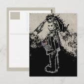 sinisterkonijn briefkaart (Voorkant / Achterkant)