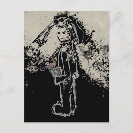 sinisterkonijn briefkaart (Voorkant)