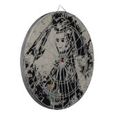 sinisterkonijn dartbord (Voorkant Links)