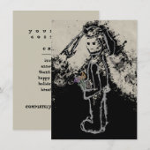 sinisterkonijn kaart (Voorkant / Achterkant)