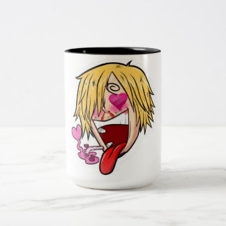 💞 Sinji Love Mug – Anime-Inspired Emotional Coffe Tweekleurige Koffiemok
