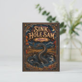 Sink Hole Sam Kansas Popcut Legenden Briefkaart (Staand voorkant)