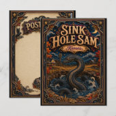 Sink Hole Sam Kansas Popcut Legenden Briefkaart (Voorkant / Achterkant)