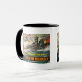 Sink the Bismarck Mug Mok (Voorkant links)