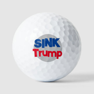 Sink Trump golfbal Golfballen