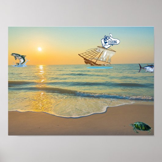 Sinking Boat Poster (Voorkant)