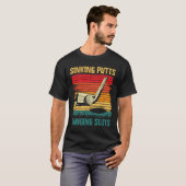 Sinking Putts Banging-Sluts Golf Player Coach Vint T-shirt (Voorkant volledig)