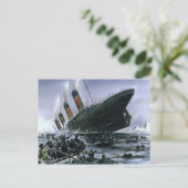 Sinking RMS Titanic Briefkaart (Staand voorkant)