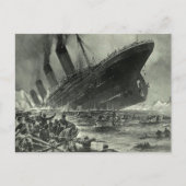 Sinking RMS Titanic Briefkaart (Voorkant)