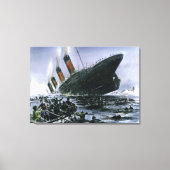 Sinking RMS Titanic Canvas Afdruk (Voorkant)