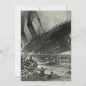 Sinking RMS Titanic Kaart (Voorkant)