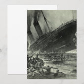 Sinking RMS Titanic Kaart (Voorkant / Achterkant)