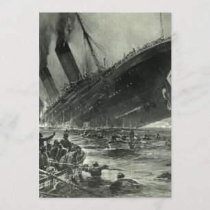 Sinking RMS Titanic Kaart