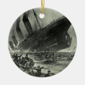 Sinking RMS Titanic Keramisch Ornament (Voorkant)