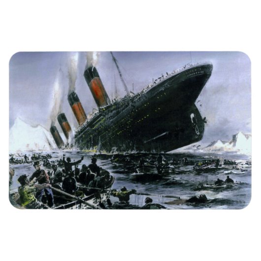 Sinking RMS Titanic Magneet (Horizontaal)